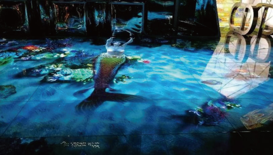 地磚屏,落地商業(yè)廣場(chǎng),提升客流互動(dòng)率