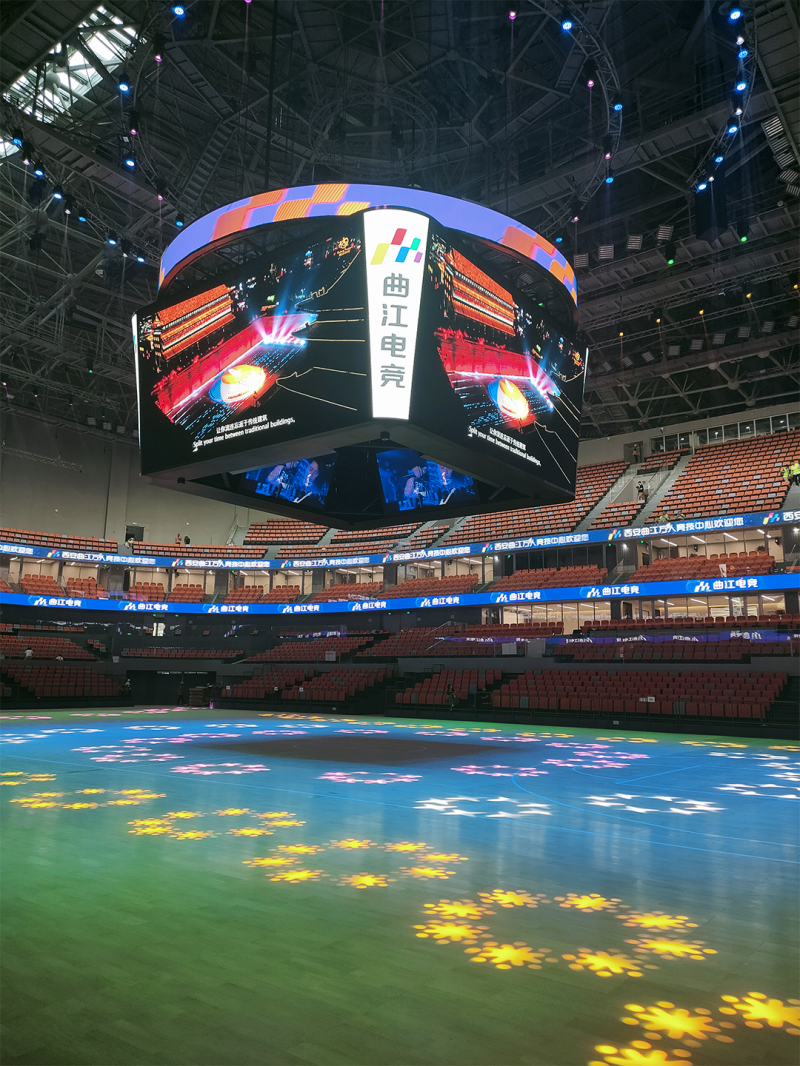 西安曲江競技中心,三思,LED顯示,助力男排,奧運,資格賽