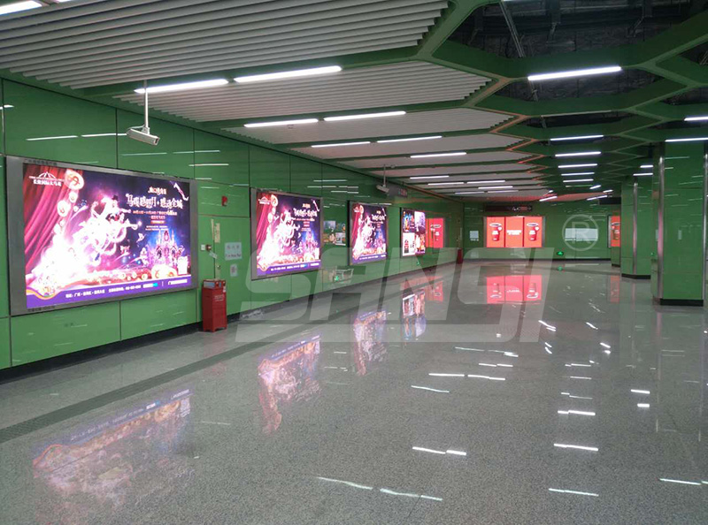 地鐵站,移動(dòng),大屏
