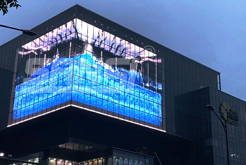 LED透明顯示屏安裝應該注意哪些?