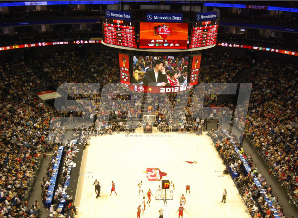 職業(yè)籃球,聯(lián)賽,場館,升級,環(huán)形,斗屏,增強(qiáng)觀賽,沉浸感