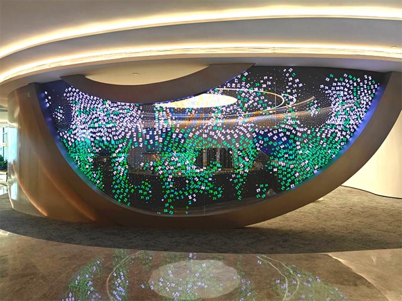 以顯示科技,筑城市地標(biāo),三思,助力莘莊TODTOWN天薈,展示中心升級